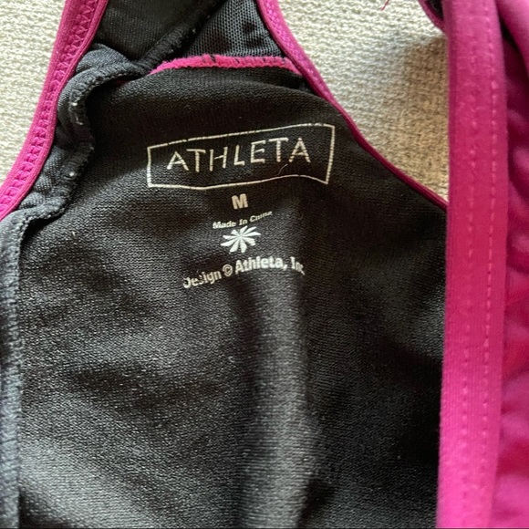 Athleta Magenta Energy Built In Bra Tank Top - Picture 5 of 7